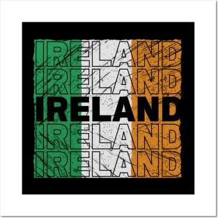 Ireland Flag Posters and Art